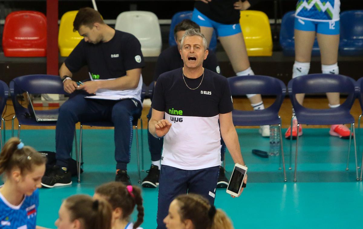 Kv. za EP: Slovenija - BiH (odbojka) | Selekcija Alessandra Chiappinija je s porazom odprla kvalifikacijski turnir v Latviji. | Foto CEV