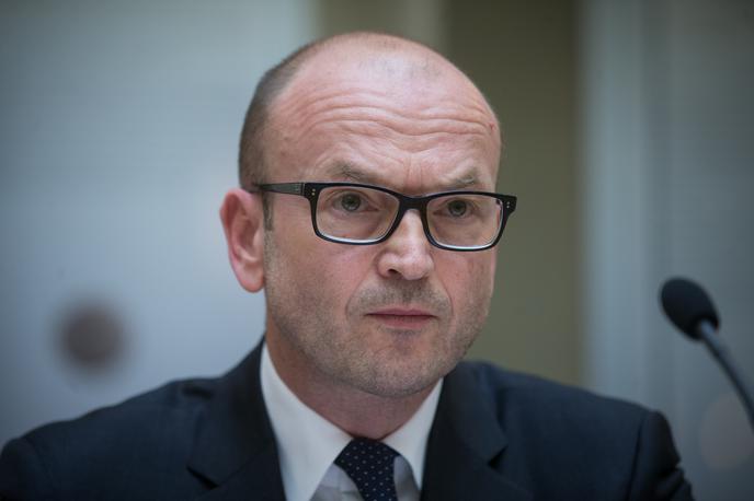 Boštjan Jazbec | Mandat Boštjana Jazbeca na čelu Banke Slovenije so zaznamovali sumi o neučinkovitosti boja regulatorja bančnega sistema proti pranju denarja v slovenskih bankah. | Foto Bor Slana