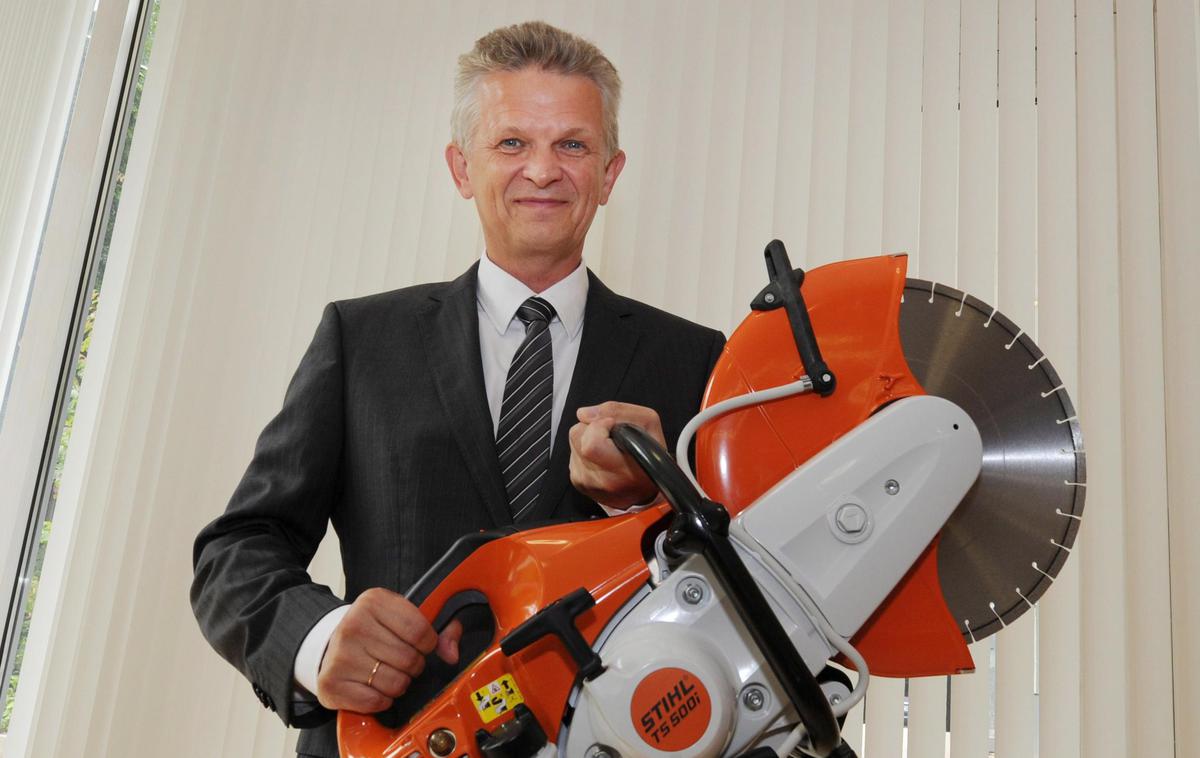 Stihl | Družinsko podjetje Stihl je največji proizvajalec motornih žag na svetu. Na fotografiji je Bertram Kandziora, ki je bil med letoma 2005 in 2022 vodja upravnega odbora podjetja Stihl, ki je v lasti družine Stihl. | Foto Guliverimage