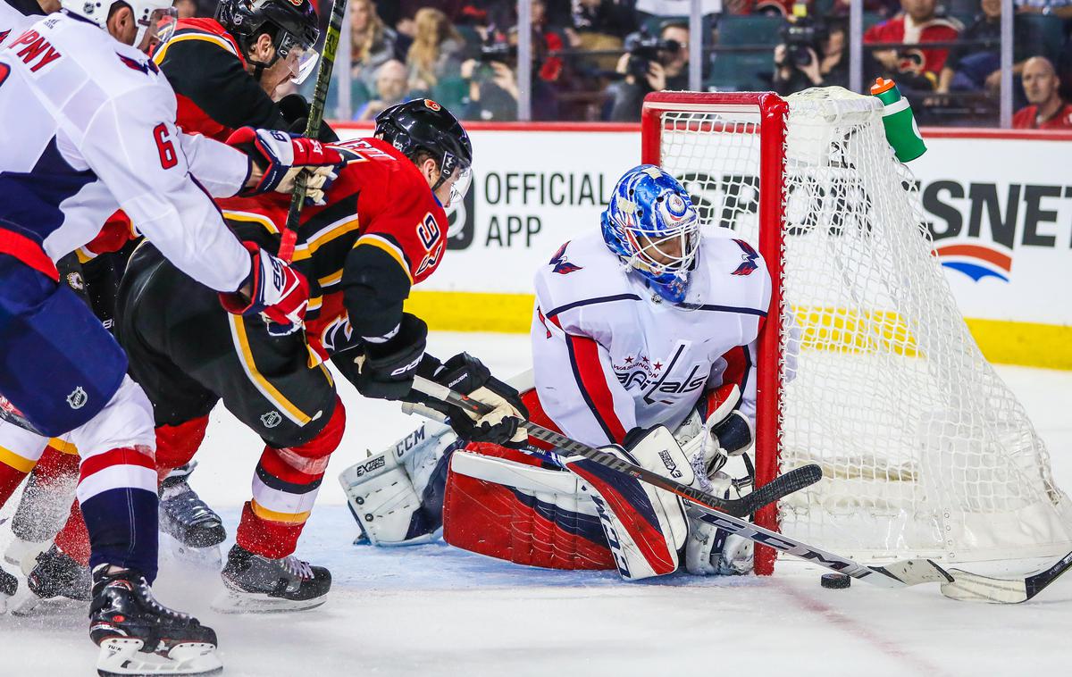 Calgary Washington | Capitals so hudo namučili s Calgaryjem. | Foto Reuters