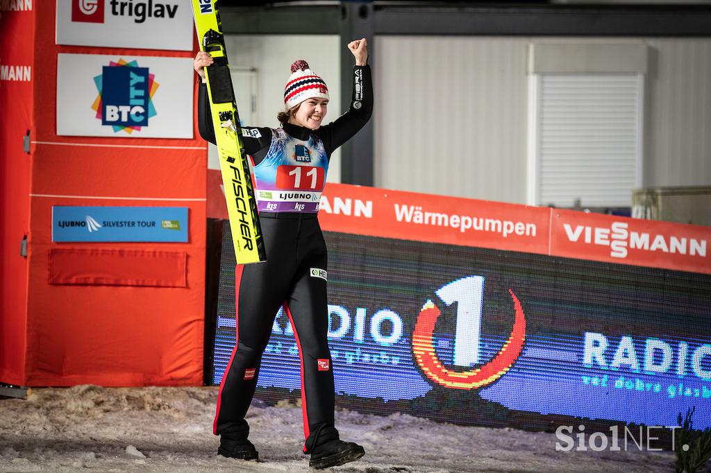 Ljubno ob Savinji, silvestrska turneja smučarskih skakalk, 1. tekma