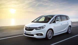 Opel zafira – prenovljena, njeno bistvo ostaja nespremenjeno