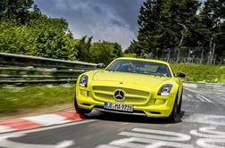 Mercedes-benz SLS AMG electric drive - novi električni rekorder epskega Nordschleifa