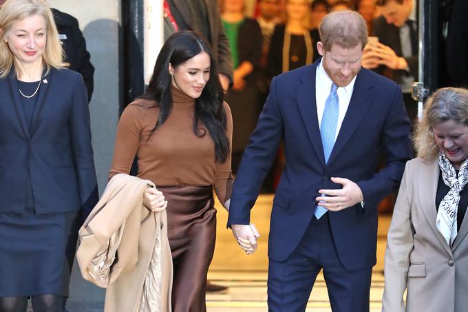 Meghan je odpotovala nazaj v Kanado k sinu, Harry pa se v Lonodnu dogovaja, kako bo umik videti v praksi. | Foto: Getty Images