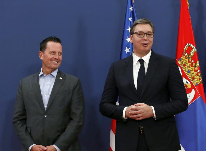 Beograd stavi tudi na svoje republikanske zaveznike v Washingtonu. Za velikega podpornika Aleksandra Vučića velja Richard Grenell, nekdanji Trumpov posebni odposlanec za Balkan oziroma za ureditev odnosov med Srbijo in Kosovom. Za Grenella nekateri napovedujejo, da bo novi ameriški zunanji minister, če se bo Trumpu uspelo vrniti v Belo hišo. | Foto: Guliverimage