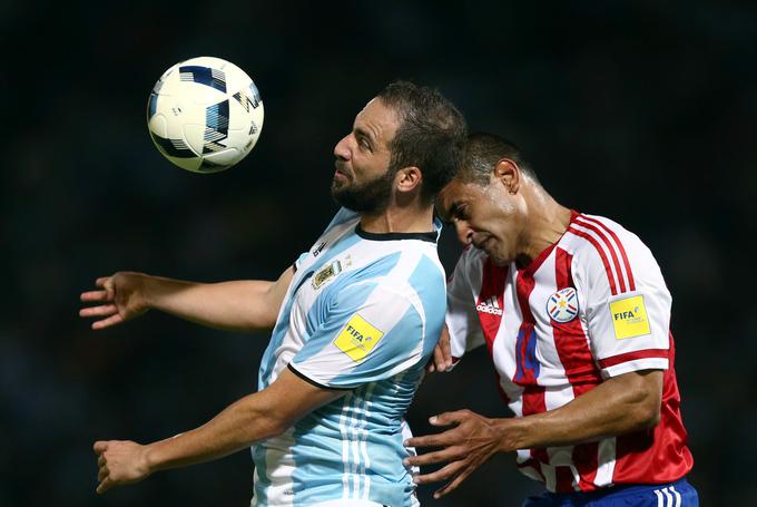 Z 31 zadetki je šesti strelec Argentine vseh časov. | Foto: Reuters