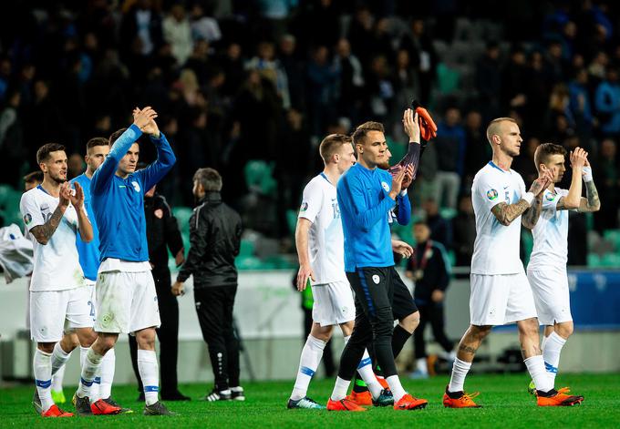 Slovenska reprezentanca je še drugič zapored remizirala z 1:1 v kvalifikacijah za EP 2020. | Foto: Vid Ponikvar