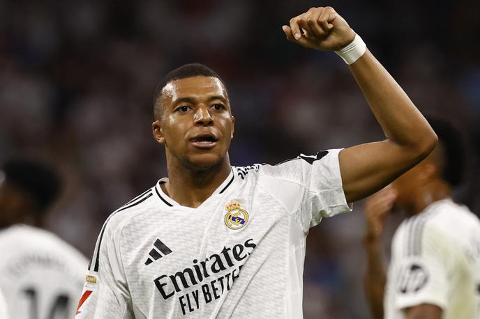 Kylian Mbappe Real Madrid | Kylian Mbappe je dočakal prvenec v dresu Real Madrida. | Foto Reuters