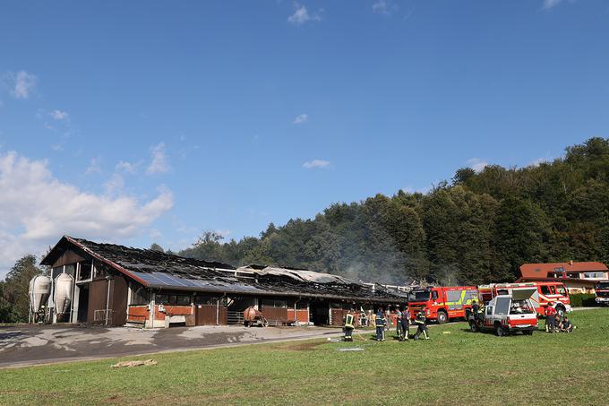 Zavrh, požar | Foto: Televizija Medvode/Facebook