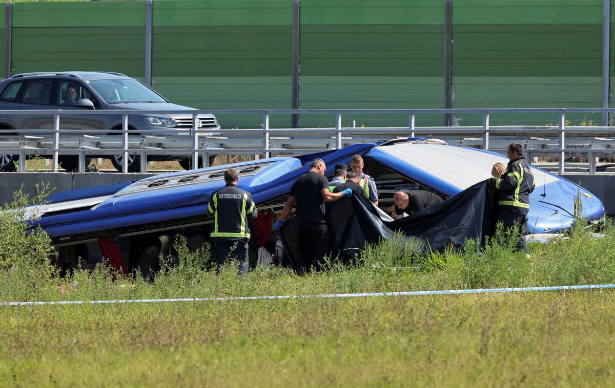 Hrvaška nesreča | Avtobus je na pot iz Varšave krenil v petek zjutraj, potniki iz različnih delov Poljske pa so bili namenjeni v romarsko središče Međugorje.  | Foto Reuters