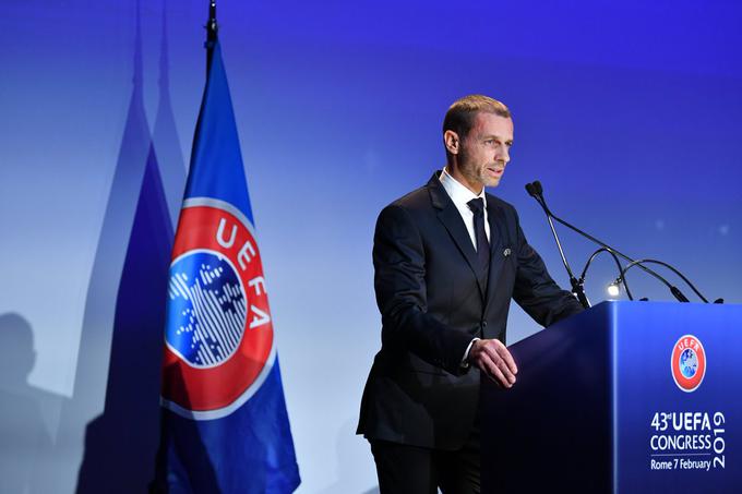 Odvetnik iz Grosuplja bo predsednik Uefe vsaj do leta 2023. | Foto: Uefa