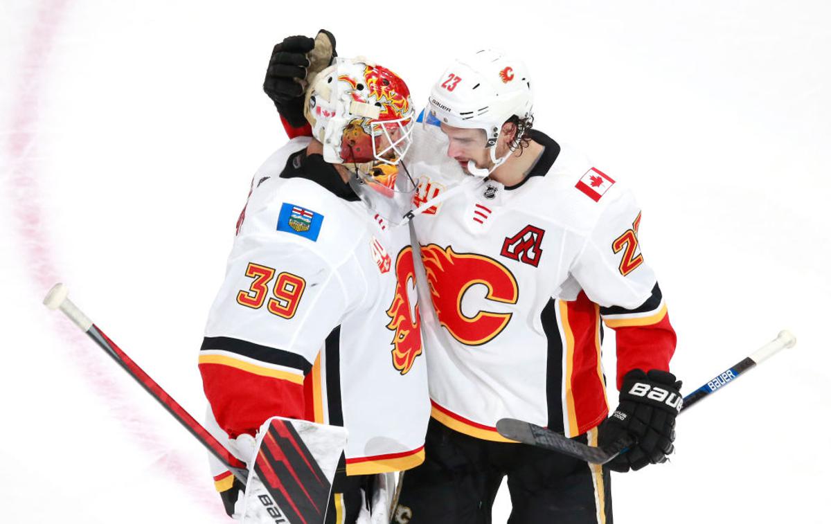 Calgary Flames | Chicago Blackhawks so pred dnevi izgubili spopad z Edomontonom, tokrat gostujejo še pri Flames v olimpijskem Calgaryju. | Foto Gulliver/Getty Images