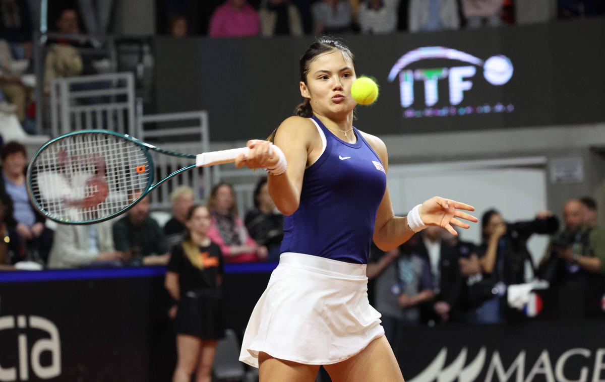 Emma Raducanu | Emma Raducanu je Veliko Britanijo popeljala do uvrstitve v finale pokala Billie Jean King Cup. | Foto Guliverimage