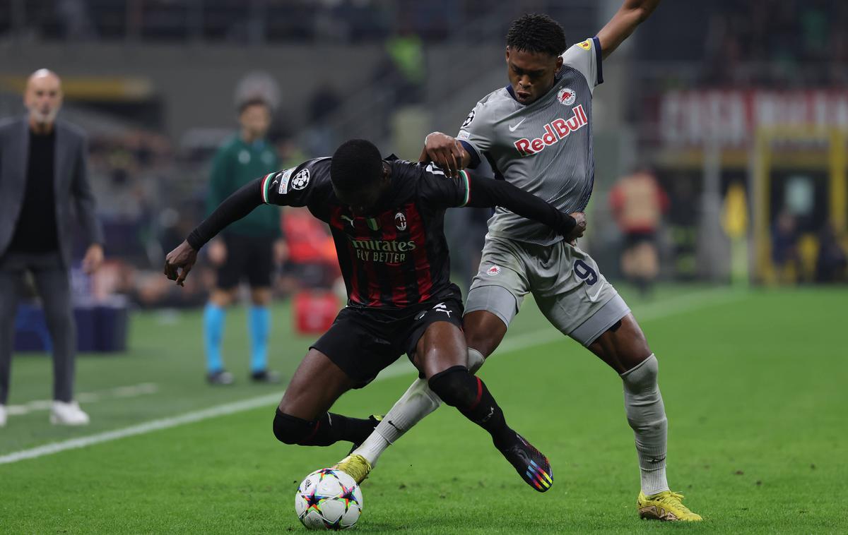 AC Milan Salzburg | Salzburg je visoko izgubil z Milanom in nadaljuje v evropski ligi. | Foto Guliver Image