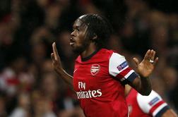 Gervinho bo manjkal tri tedne