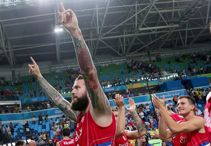 Srbija bo v polfinalu igrala proti Avstraliji, ki je v četrtfinalu nadigrala Litvo. | Foto: Getty Images