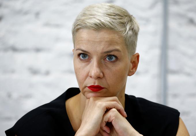 Ta teden so v Belorusiji aretirali opozicijsko aktivistko Marijo Kolesnikovo, ki so jo pred tem domnevno ugrabili in poskušali izgnati v Ukrajino.  | Foto: Reuters