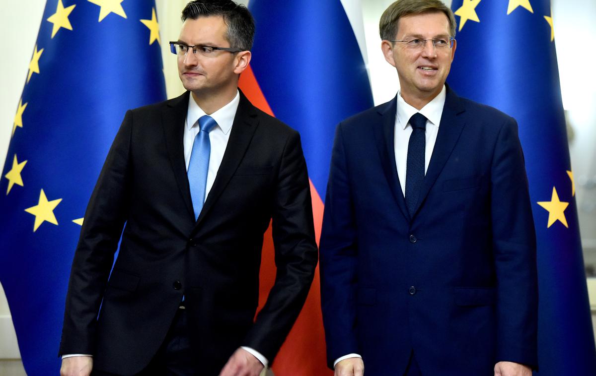 Miro Cerar, Marjan Šarec | Foto STA