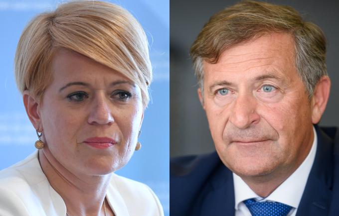 Za vodenje DeSUS se bosta v soboto potegovala Aleksandra Pivec in Karl Erjavec.  | Foto: STA ,