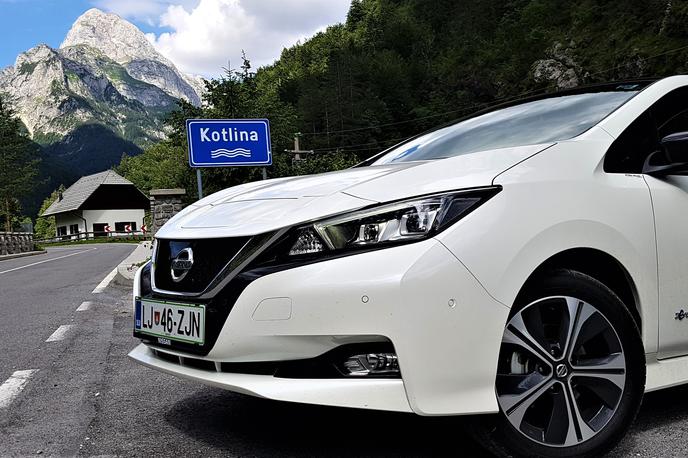 nissan leaf Mangart | Foto Gregor Pavšič