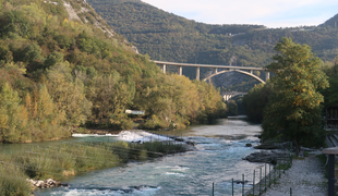 Utapljajočega iz Soče rešil mimoidoči