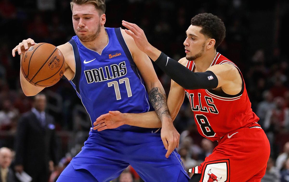 Luka Dončić Chicago Dallas | Luka Dončić je pomagal Dallasu do druge zmage nad Chicagom v tej sezoni z 11 točkami. | Foto Guliver/Getty Images