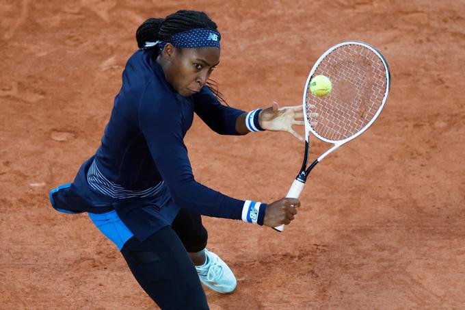 Coco Gauff je navdušila v svojem prvem dvoboju na pariškem pesku. | Foto: Reuters