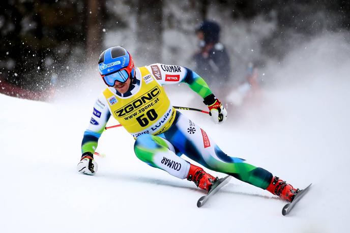 Miha Hrobat Lake Louis | Slovenske barve na petkovem uvodnem moškem smuku sezone 2022/23 bodo zastopali Martin Čater, Miha Hrobat in Nejc Naraločnik. | Foto Guliverimage