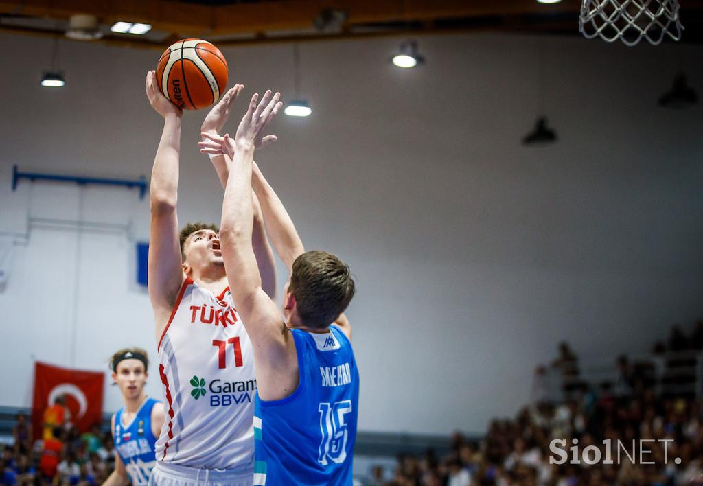 Fiba EP U18: Slovenija - Turčija polfinale