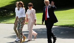 Družina Trump tokrat v družbi Melanijine matere Amalije #foto