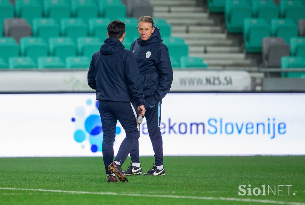 Slovenska nogometna reprezentanca trening Stožice