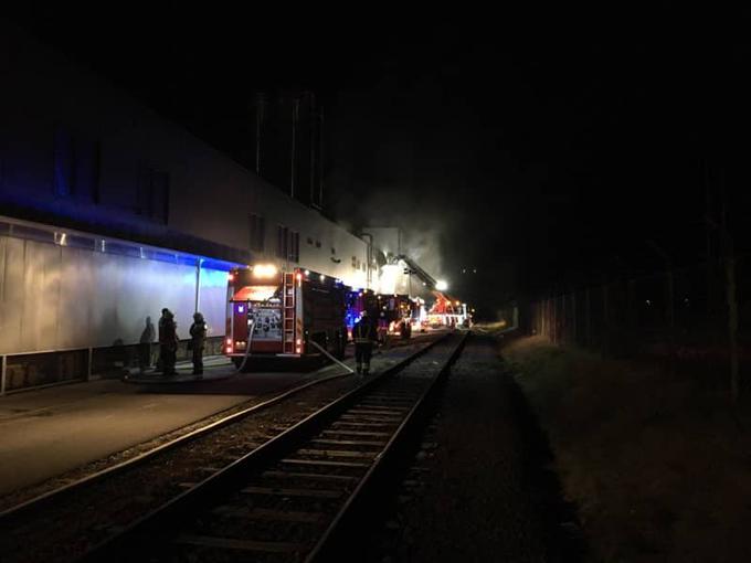 Požar Spar | Foto: Gasilska brigada Ljubljana