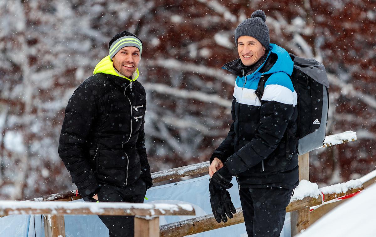 Martin Schmitt in Sven Hannawald | Foto Sportida