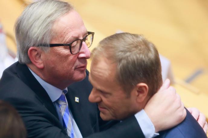 Jean Claude Juncker in Donald Tusk | Foto Reuters