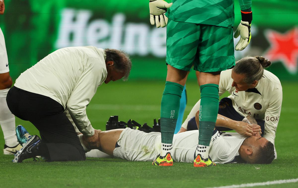 Lucas Hernandez | Lucas Hernandez si je strgal sprednjo križno vez v levem kolenu. | Foto Reuters