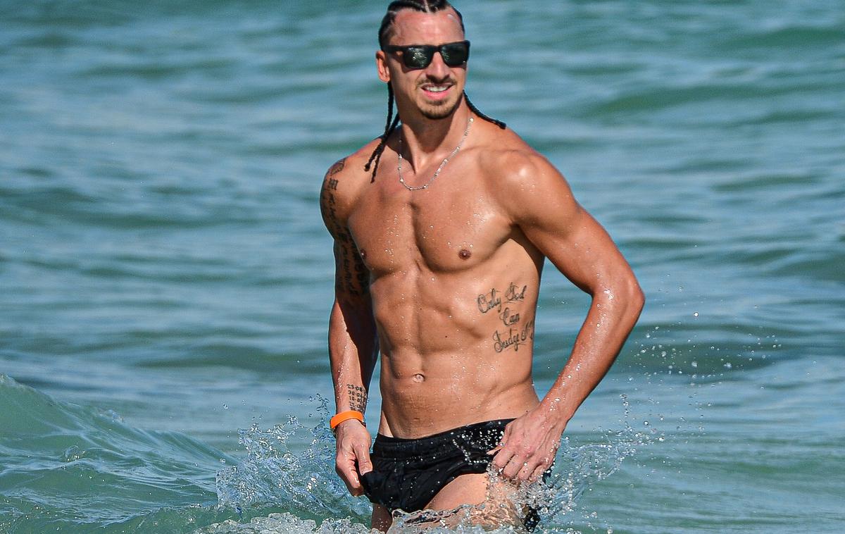 Zlatan Ibrahimović | Zlatan Ibrahimović je začetek leta z družino preživel v Miamiju, kjer je počitnice kombiniral s treningom. | Foto Profimedia