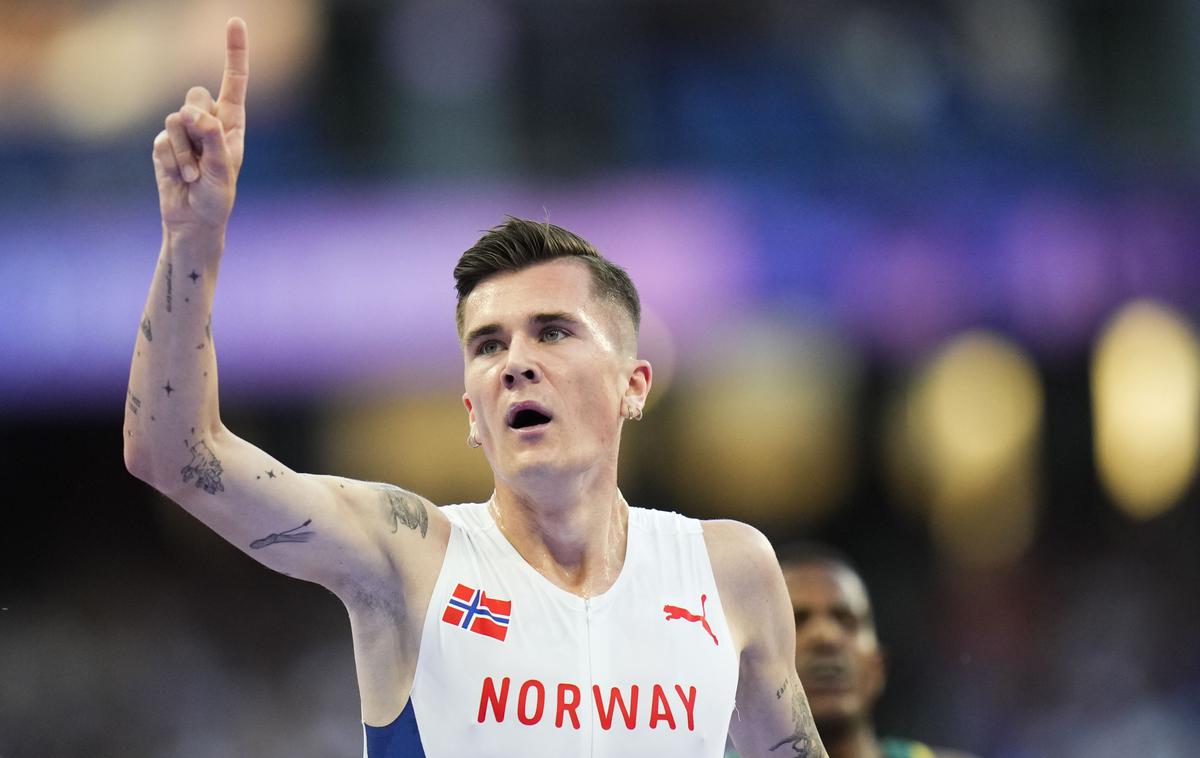 Jakob Ingebritsen | Jakob Ingebritsen je v Lievinu v enem teku dosegel dva svetovna rekorda. | Foto Guliverimage