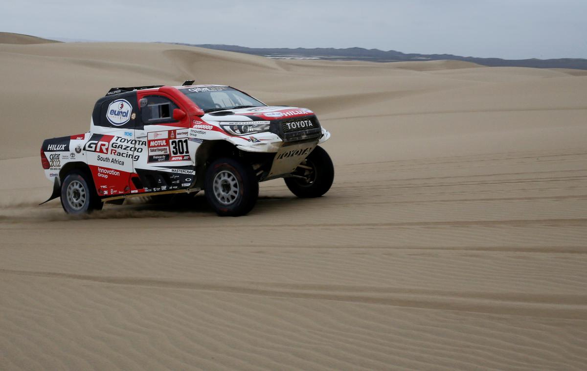 Nasser Al-Attiyah | Nasser Al-Attiyah je tik pred skupno zmago na reliju Dakar. | Foto Reuters