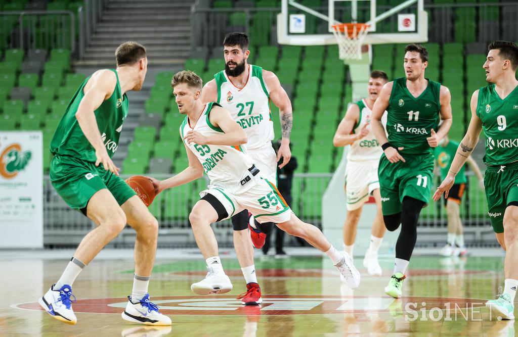 Cedevita Olimpija - Krka (prva tekma finala DP 2021)