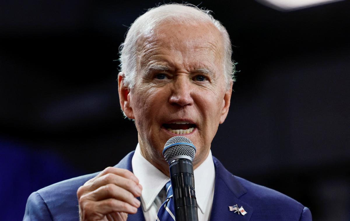 Joe Biden | Biden je med drugim pohvalil pozitivne premike na Hrvaškem, v Angoli, Dominikanski republiki in drugje, omenil pa je tudi težave v ZDA.  | Foto Reuters