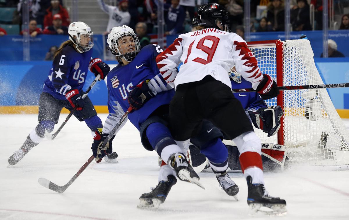 Kanada ZDA ženski hokej OI Pjongčang finale | Foto Reuters