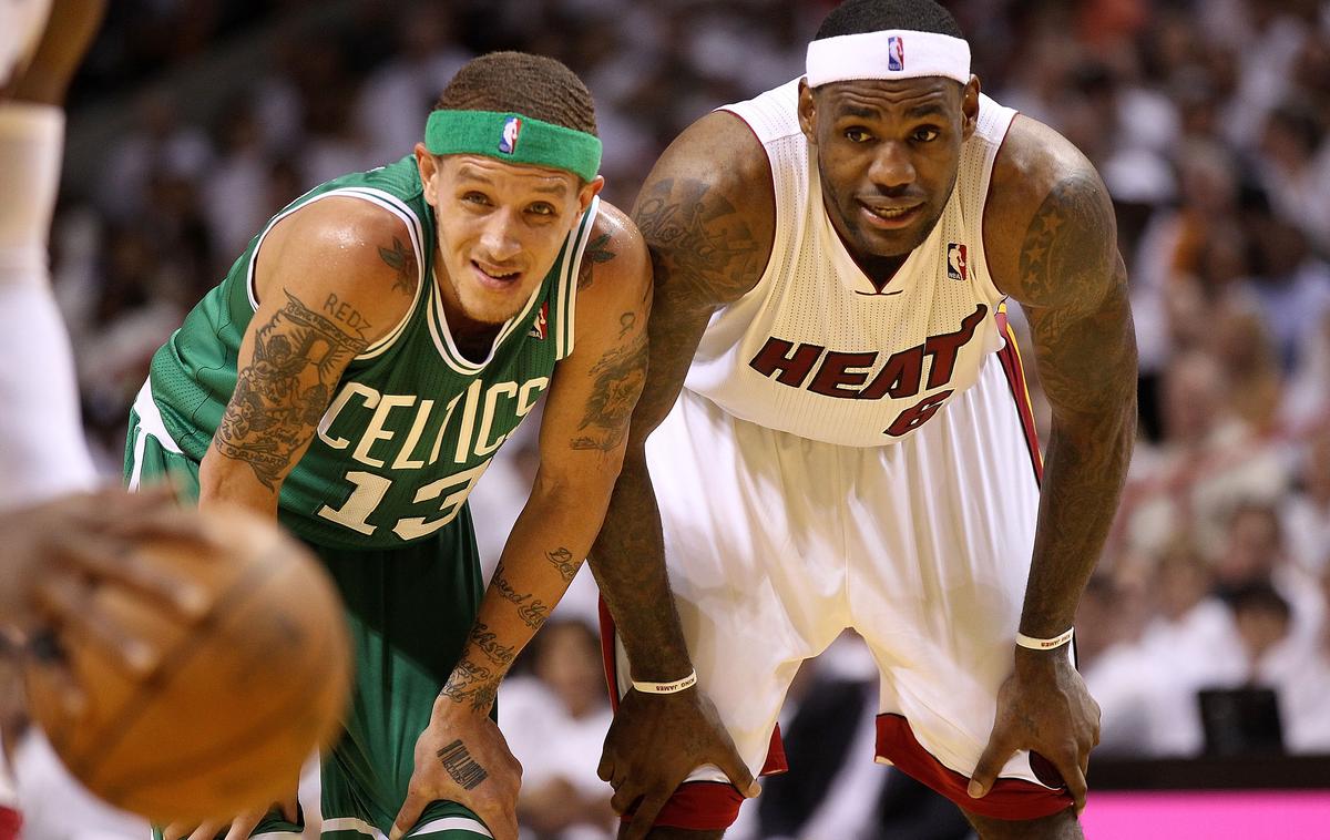 Delonte West in LeBron James | Delonte West in LeBron James: bila sta tekmeca in soigralca. Danes je prvi brezdomec, drugi pa ena največjih zvezd lige NBA. Še vedno. | Foto Getty Images