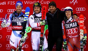 Hirscher po norem slalomu le še zmago za Tombo, Slovenca brez točk