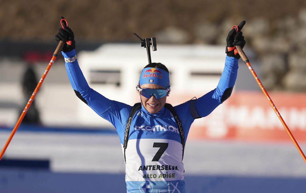 Dorothea Wierer | Dorothea Wierer je zmagovalka skupinskega starta na domačem prizorišču. | Foto Guliverimage