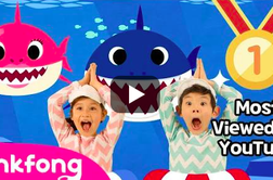 Baby Shark prvi videoposnetek z desetimi milijardami ogledov