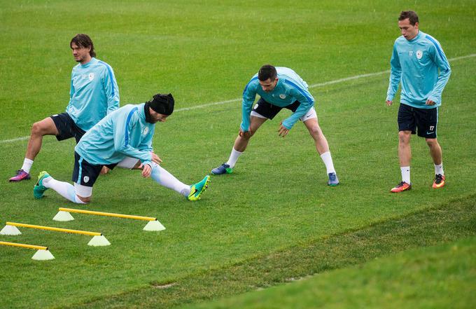 Rene Krhin in kapetan Boštjan Cesar sta odpravila težave s poškodbami. | Foto: Vid Ponikvar