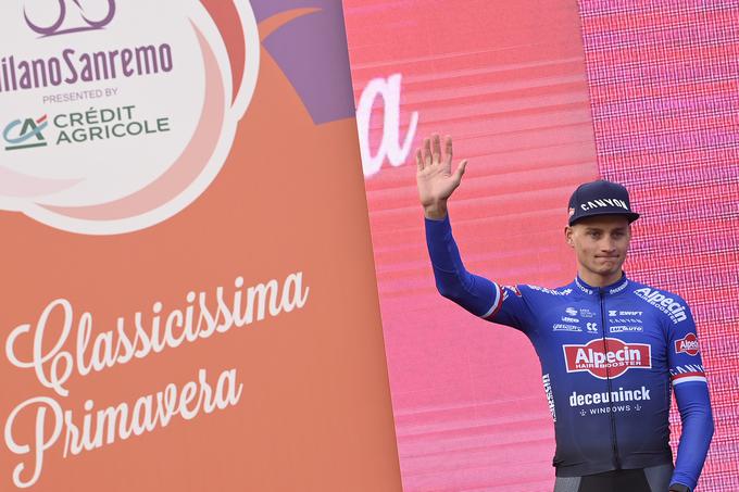 Mathieu Van der Poel je bil na lanski izvedbi dirke Milano–Sanremo tretji. | Foto: LaPresse