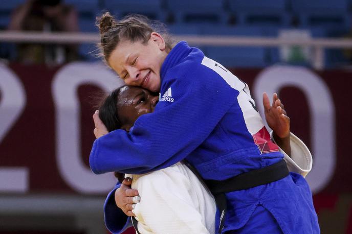 Tina Trstenjak | Olimpijski utrinek dneva: zlata Clarisse Agbegnenou in srebrna Tina Trstenjak po olimpijskem finalu | Foto Anže Malovrh/STA