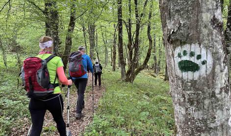 Drzni pohodniki 64 kilometrov hodili po medvedovih stopinjah #video