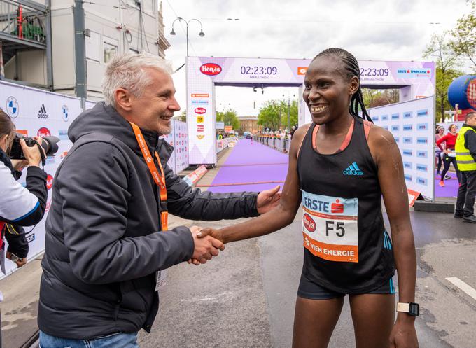 Sheila Jerotich je aprila na Dunaju tekla za osebni rekord: 2:23:01. | Foto: Guliverimage/Vladimir Fedorenko